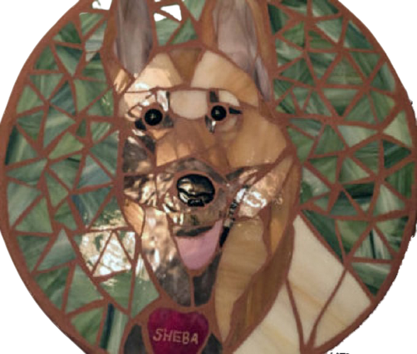 Stained Glass Memorial Stepping Stone - Image 3