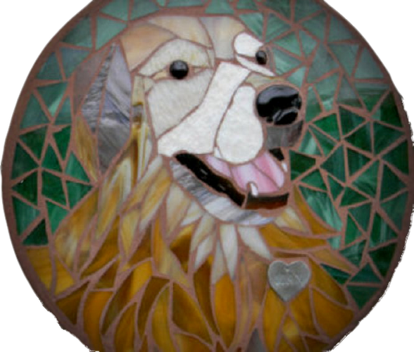 Stained Glass Memorial Stepping Stone - Image 2