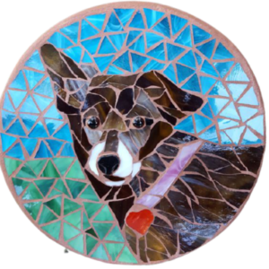 Stained Glass Memorial Stepping Stone