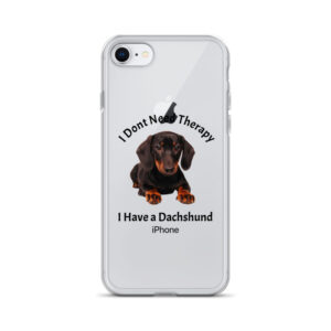 KelZig Dachshund Therapy iPhone case